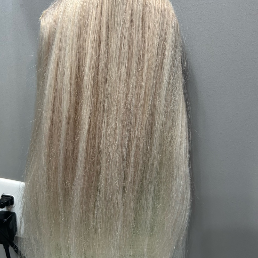 Halo Platinum Blonde Hair Extensions - Picture 5 of 13